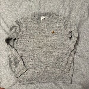 GAP Heather Gray Long Sleeve Kids Tee